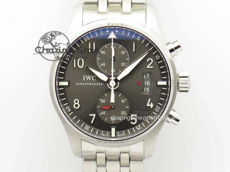 MIROTIME 0724 Mark XVIII IW327010 SS M+F 1:1 Best Edition Blue Dial on Brown Leather Strap A Resilient 7051